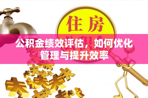 中介公积金绩效评估，如何优化管理与提升效率