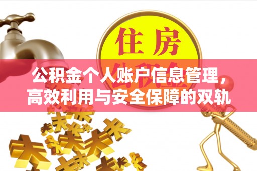 中介公积金个人账户信息管理，高效利用与安全保障的双轨并行