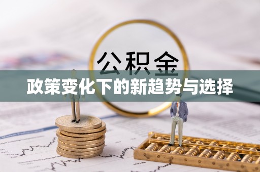 中介政策变化下的新趋势与选择