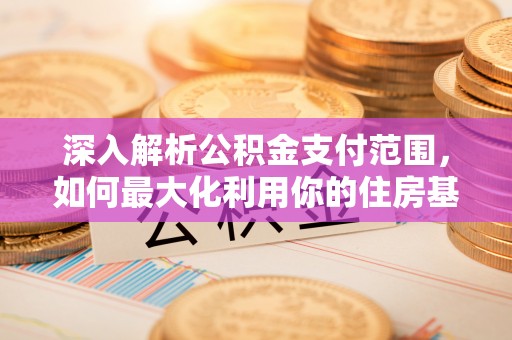 中介深入解析公积金支付范围，如何最大化利用你的住房基金