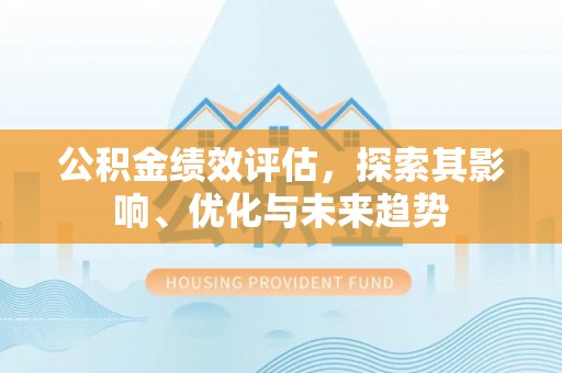 中介公积金绩效评估，探索其影响、优化与未来趋势