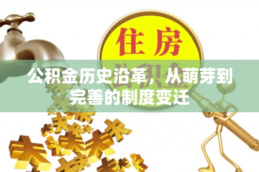 中介公积金历史沿革，从萌芽到完善的制度变迁