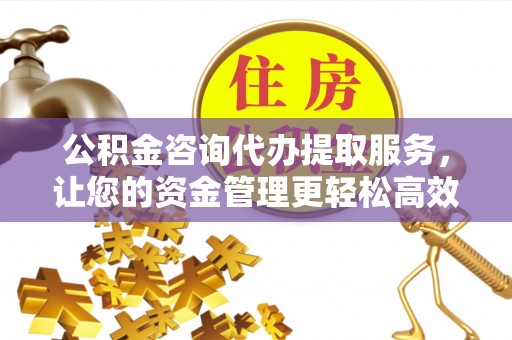 中介公积金咨询代办提取服务，让您的资金管理更轻松高效