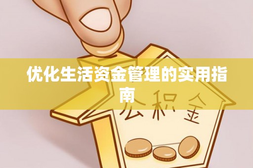 中介优化生活资金管理的实用指南