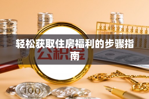 中介轻松获取住房福利的步骤指南